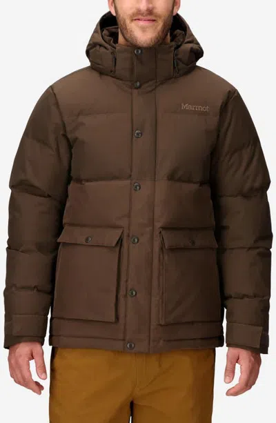 Marmot Fordham Waterproof 700 Fill Power Down Puffer Jacket In Hickory Nut