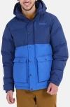 Marmot Fordham Waterproof 700 Fill Power Down Puffer Jacket In Twilight Blue/trail Blue