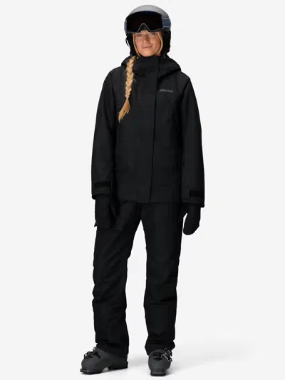 Marmot Glades Ski Jacket Women's Black Waterproof Insulated Full Zip Fts693