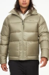 Marmot Men's Guides Quilted Full-zip Hooded Down Jacket In Vetiver