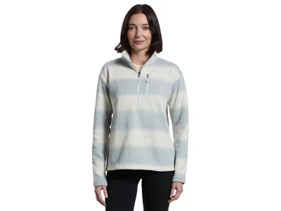 Marmot Heavyweight Drop Line Printed 1/2 Zip In Blue