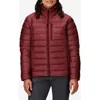 Marmot Highlander Quilted 700 Fill Power Down Puffer Jacket In Red