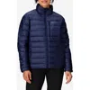 Marmot Highlander Quilted 700 Fill Power Down Puffer Jacket In Blue