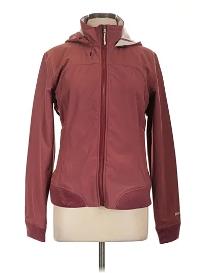 Pre-owned Marmot Jacket In Burgundy