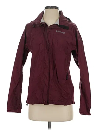 Pre-owned Marmot Jacket In Burgundy