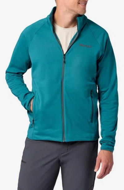 Marmot Leconte Full Zip Fleece Jacket In Blue