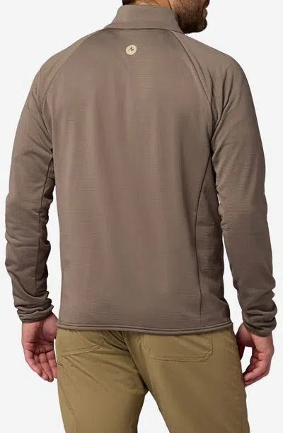 Marmot Leconte Full Zip Fleece Jacket In Claystone