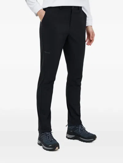 Marmot Logo-print Panelled Trousers In Black