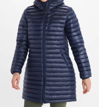 Marmot Long Avant Featherless Hoody In Arctic Navy