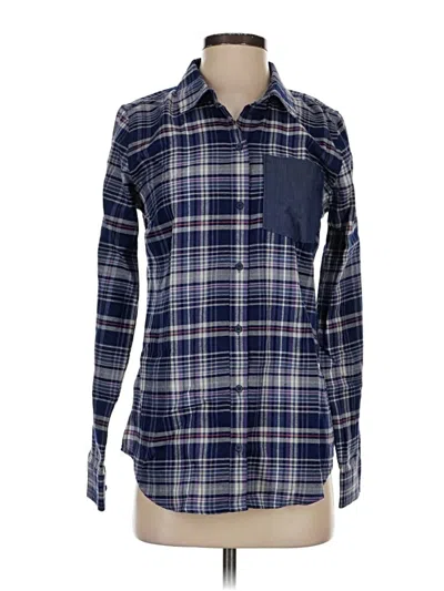 Pre-owned Marmot Long Sleeve Button Down Shirt In Blue