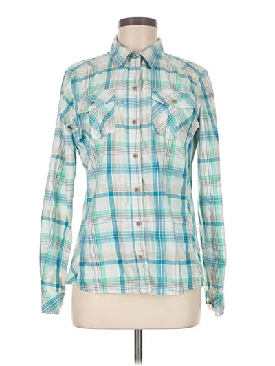 Pre-owned Marmot Long Sleeve Button Down Shirt In Blue