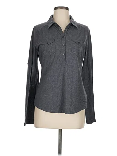 Pre-owned Marmot Long Sleeve Button Down Shirt In Gray