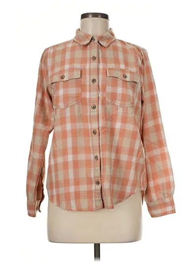 Pre-owned Marmot Long Sleeve Button Down Shirt In Orange