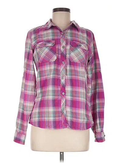 Pre-owned Marmot Long Sleeve Button Down Shirt In Purple
