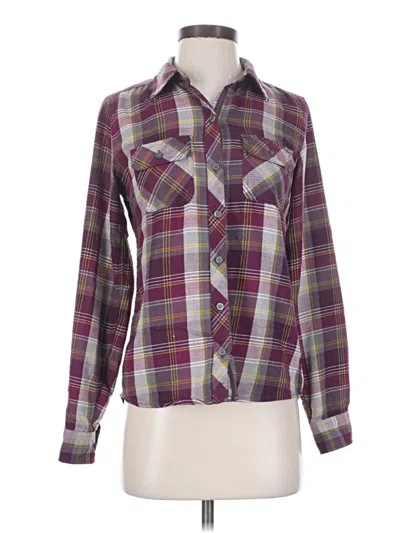 Pre-owned Marmot Long Sleeve Button Down Shirt In Purple