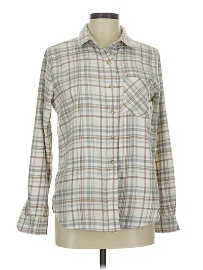 Pre-owned Marmot Long Sleeve Button Down Shirt In White