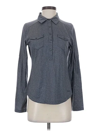Pre-owned Marmot Long Sleeve Polo Shirt In Gray