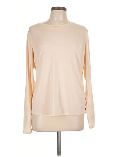 Pre-owned Marmot Long Sleeve Top Ivory Turtleneck Tops In White