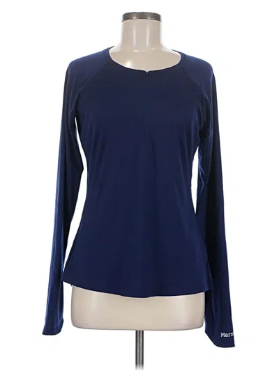 Pre-owned Marmot Long Sleeve T-shirt In Blue