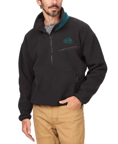 Marmot E.c.o. Recycled Tech Fleece Sweatshirt In Black