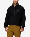 Marmot Wanderer High Pile Fleece Half Zip Pullover In Black