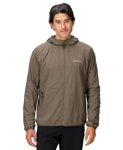 Marmot Men's Aerothermal Hooded Jacket In Brown