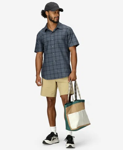Marmot Men's Airexchange Novelty Short Sleeve Shirt In Thunderhead