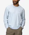 Marmot Airexchange Solarshield Upf Long Sleeve Crewneck T-shirt In Blue