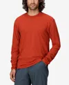 Marmot Airexchange Solarshield Upf Long Sleeve Crewneck T-shirt In Orange
