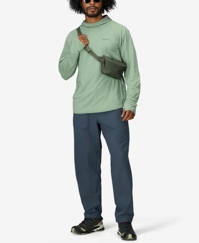 Marmot Men's Airexchange Ultraviolet Protection Factor 50 Hoodie In Agate Green