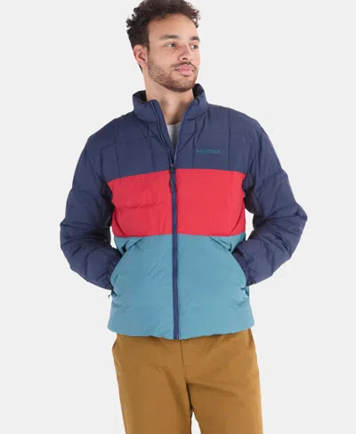 Marmot Ares Packable Recycled Nylon 700 Fill Power Down Puffer Jacket In Multi