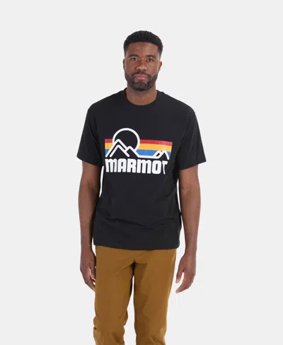 Marmot Men's Coastal Short Sleeve T-shirt In Black