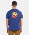 Marmot Men's Crayon M Dot Short Sleeve T-shirt In Twilight Blue
