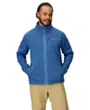 Marmot Drop Line Heathered Fleece Jacket In Rain Cloud Heather