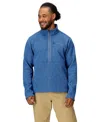 Marmot Drop Line Half Zip Fleece Jacket In Blue