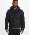 Marmot Men's Echo Featherless Hooded Puffer Jacket In Black