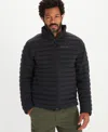 Marmot Men's Echo Featherless Hooded Puffer Jacket In Black