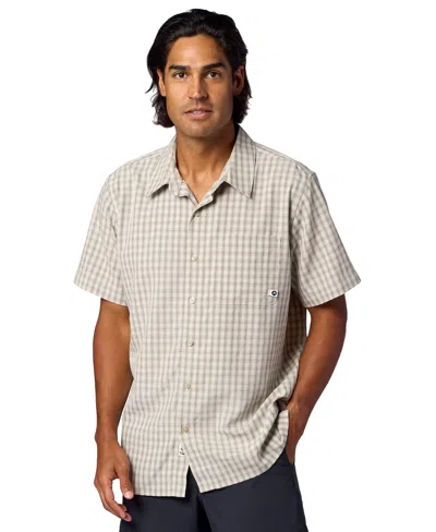 Marmot Men's Eldridge Classic Plaid Button-up Short-sleeve Shirt In Gray