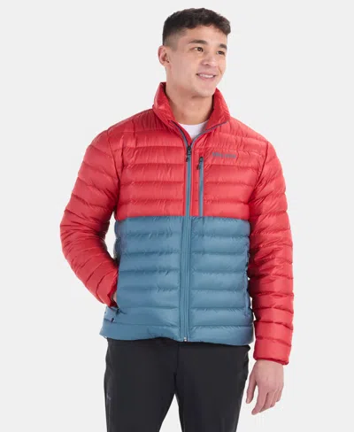 Marmot Men's Highlander Puffer Jacket In Team Red,moon River