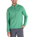 Marmot Men's Leconte Fleece Half-zip Logo Jacket In Clover