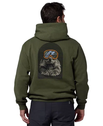 Marmot Men's Marty Goggles Graphic Hoodie In Green