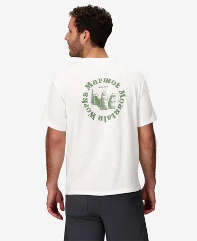Marmot Men's Mmw Circle Short Sleeve T-shirt In White