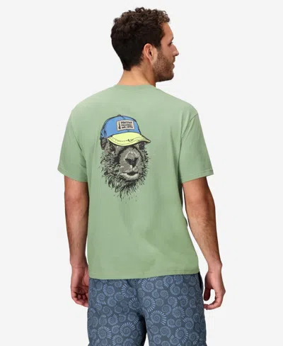 Marmot Men's Trucker Marty Short Sleeve T-shirt In Agate Green