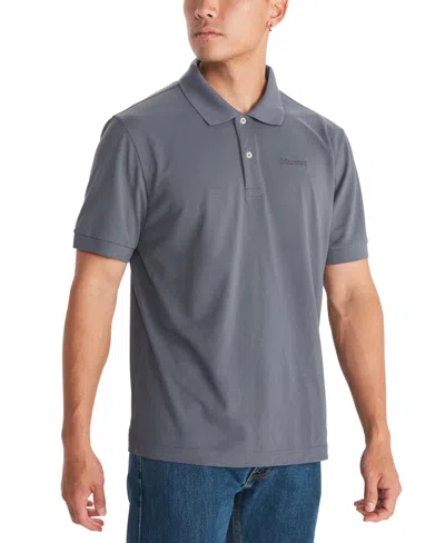 Marmot Men's Windridge Pique Polo Shirt In Steel Onyx