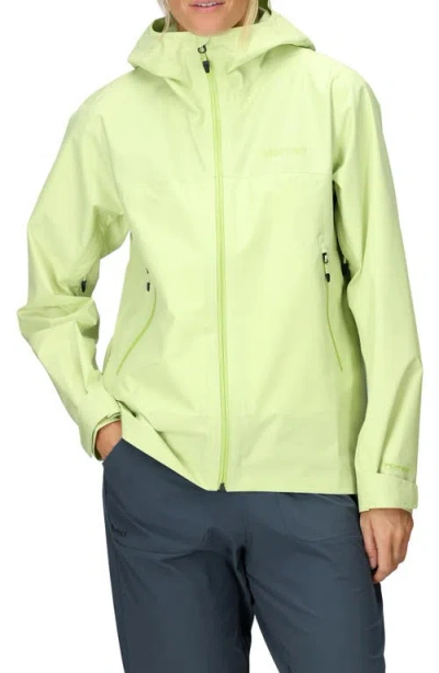 Marmot Women's Minimalist Pertex Hooded Collar Jackets In Green