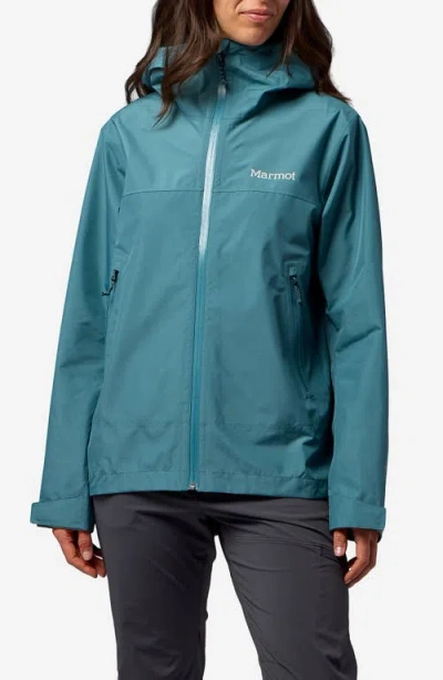 Marmot Minimalist Pertex® Waterproof Hooded Jacket In Blue