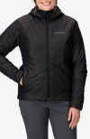 Marmot Monoquilt Hooded Jacket In Black