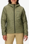 Marmot Monoquilt Hooded Jacket In Brown