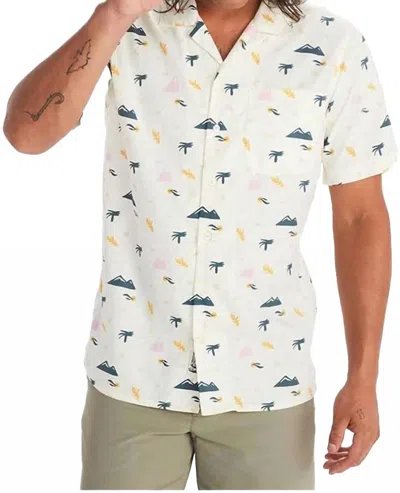 Marmot Muir Camp Novelty Short-sleeve Shirt In Papyrus In White
