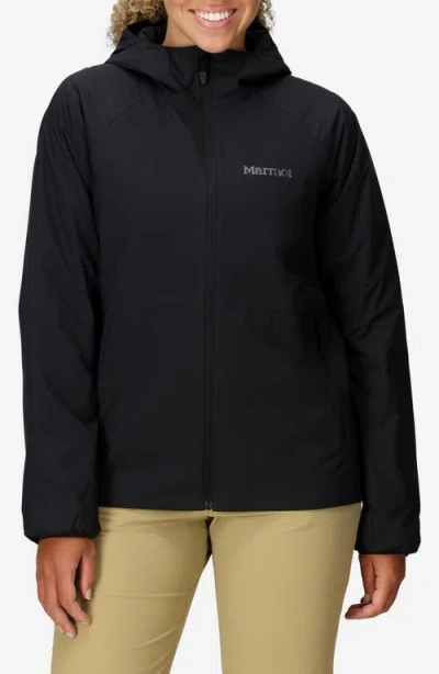 Marmot Novus Lt Insulated Hooded Jacket In Black
